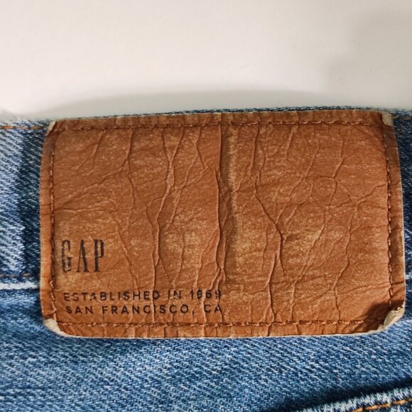 GAP Denim jeans men's size 31X30 denim blue straight vintage Sahara - Picture 5 of 15